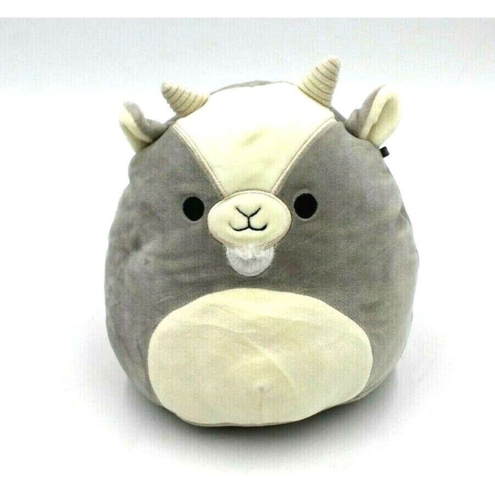 Squishmallows 8” Walker the Grey Goat Soft Cute Plush Gray Farm Animal Soft Toy